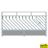Selbstschließendes Fressgitter Schafe L= 1,39 m, H=  1,00 m