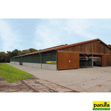 Windschutz-Spannpanele, Höhe 3,00 m Breite  6,10 m