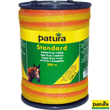Standard Breitband 20 mm, 200 m Rolle 4 Niro 0,16mm, gelb-orange