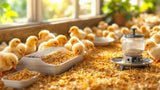 Küken Futtertrog aus Kunststoff für Hühnerstall, geeignet für Kükenfutter