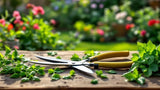 Gartenschere mit ergonomischem Griff für präzisen Pflanzenschnitt