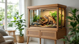 Holzeterrarium aus hochwertigem Holz für Reptilien und Kleintiere
