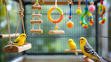 Vogelspielzeug aus Holz für Papageien und Sittiche