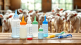 Eingabeflasche und Drencher für Flüssigkeitsverabreichung in der Tiermedizin