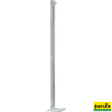 U-Profil für Holzbohlen, L= 1,45 m, Bodenplatte links 200x200x8 mm, vz