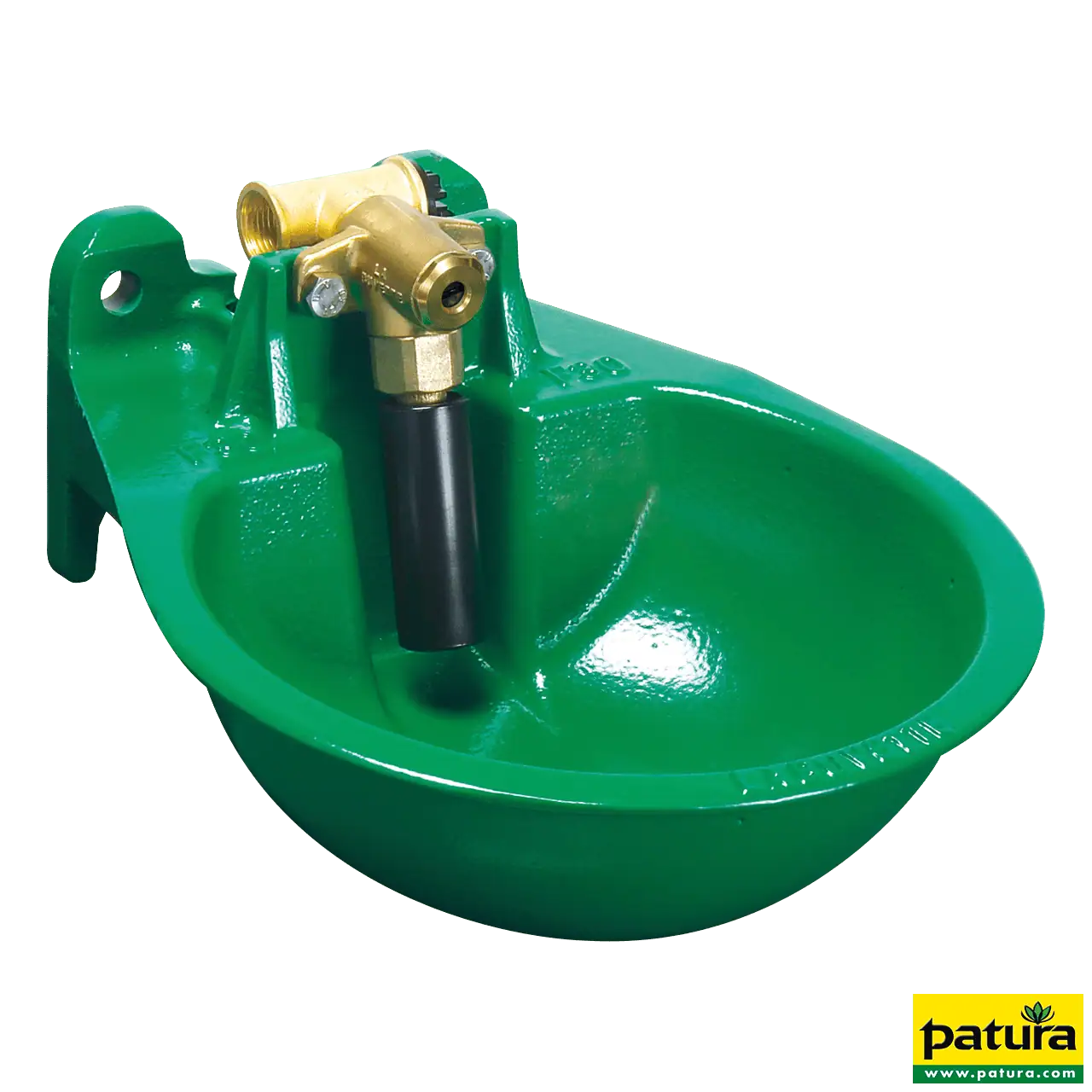 Rohrventil-Becken Mod. F30, Polycoat, Messingventil 3/4"