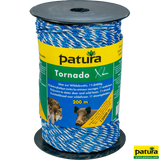Tornado XL Litze, 200 m Rolle 8 Niro 0,20 mm, 3 Cu 0,30 mm, blau-weiß