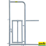 Personenschlupf mit Tür, für Kälberfressgitter, nicht für SSV Kalb modular geeignet