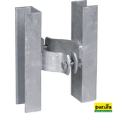 Schelle d= 76 mm, U-Profil doppelt