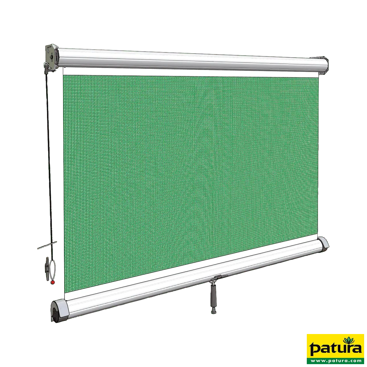 Patura Windschutz-Zugrollo Breite 3,00 m