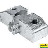 Schelle d= 76 mm, 2 Riegelhalter TS parallel
