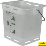 Nuckel-Tränkeeimer, transparent, ohne Sauger, ohne Ventil, 13 l