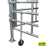 Stützrad für Stalltore Höhe: 1,15m, inkl. 2x Kreuzbügel 48x42mm