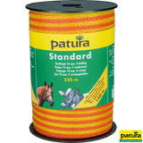 Standard Breitband 10mm, 250 m Rolle 4 Niro 0,16mm, gelb-orange
