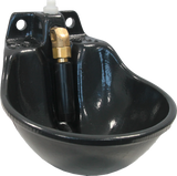 Rohrventil-Becken Mod. Ideal-K kunststoffbeschichtete Gussschale