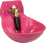 Rohrventil-Becken Mod. 12P PINK mit 3/4" Messingventil