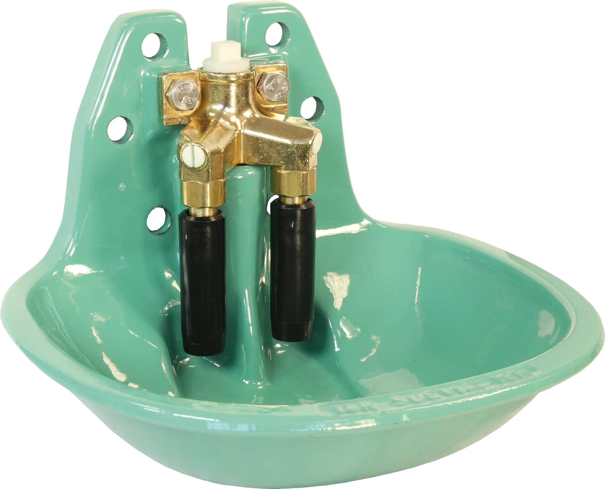 Doppel-Rohrventil-Becken Mod. 19R mit 3/4" Messingventil