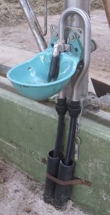 Rohrventil-Becken Mod. 25R mit 3/4" Edelstahlventil