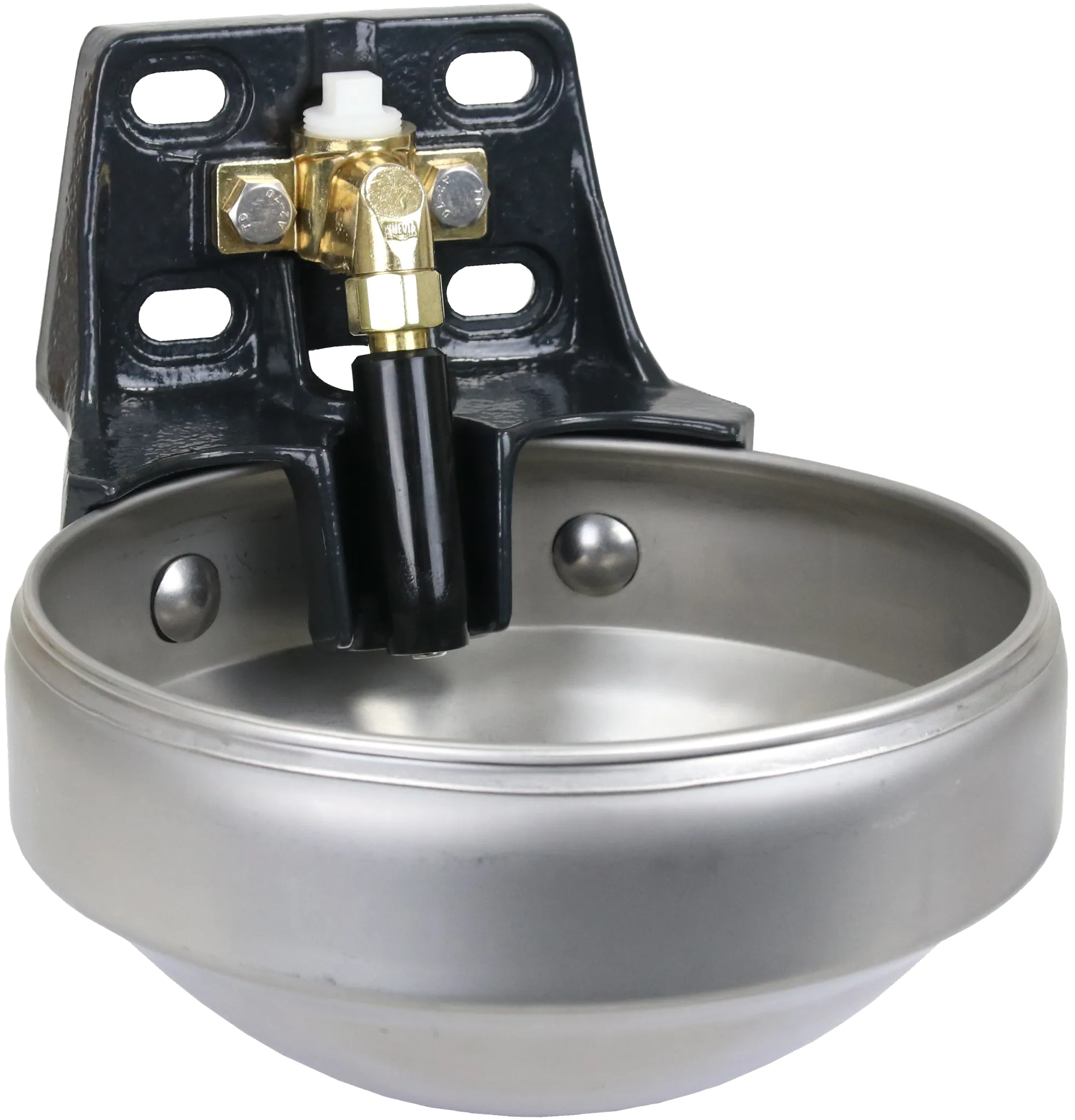 Edelstahl-Rohrventilbecken Mod. 1200 mit 3/4" Edelstahlventil