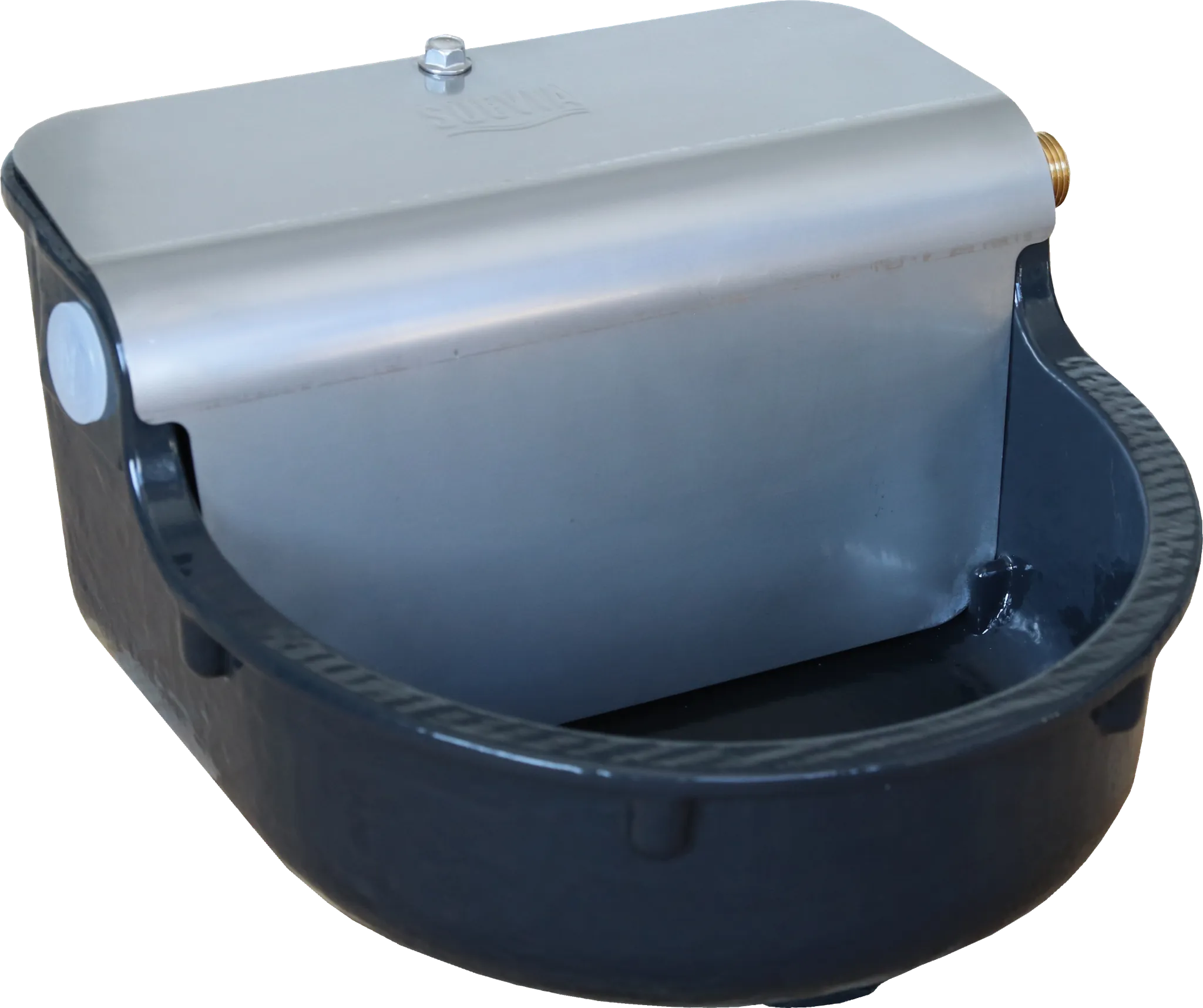 Schwimmerventil-Becken Mod. 127K Gussbecken mit Kunststoffbeschichtung