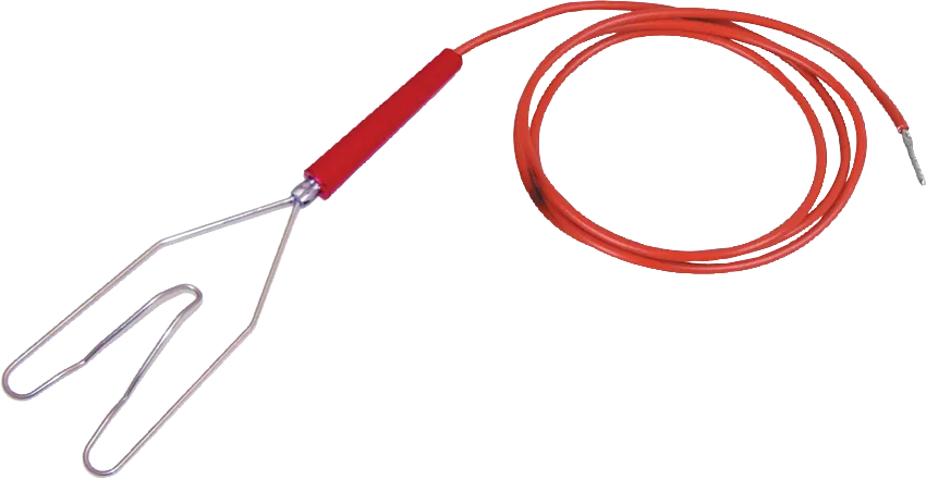Zaunanschlusskabel mit Herzklemme und Stift (1 Stück / Pack)