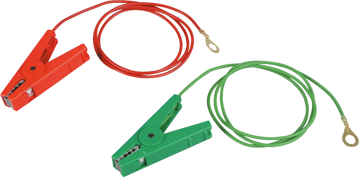 Zaun- und Erdkabelset, mit 2 Klemmen u. 8 mm Ringösen (1 Stück / Pack)