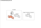 Ventil-Heizung 24 V, 5 W mit Thermostat, Kabel 3 m