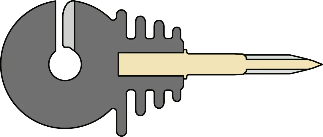 Ringisolator, m. Holzgewinde, 6mm Schaft (Eimer mit 100 Stück)