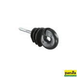 Qualitäts-Ringisolator, mit Holzgewinde, 6 mm Schaft (25 Stück / Pack)