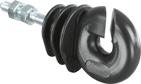 Qualitäts-Ringisolator, mit Gewinde M6, 6 mm Schaft (25 Stück / Pack)