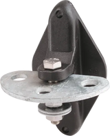 Torgriffisolator 3-fach, Kunststoff, vz. Platte mit 3 Anschlüssen (4 Stück/Pack)