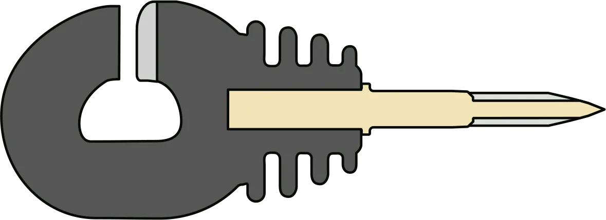 Super-Ringisolator mit Holzgewinde, schwarz, 6 mm Schaft (25 Stück / Pack)