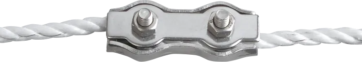 Seilverbinder Edelstahl, für Seile bis 6 mm (3 Stück / Pack)