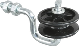 Eckrolle für Metallpfähle, mit metr. Gewinde M8 (6 Stück / Pack)