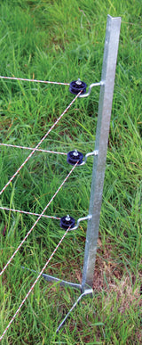 Metalleckpfahl Super, für mobile Zäune bis 1,30 m Höhe