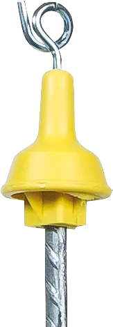 Ersatz-Isolator mit Metallöse für Federstahlpfahl 10640020