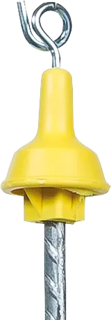 Ersatz-Isolator mit Metallöse für Federstahlpfahl 10640020