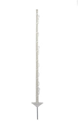 Kunststoffpfahl weiß 105 cm, 10er Bund