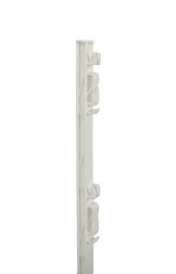 Mustang-Kunststoffpfahl weiß 115 cm, 20er Karton