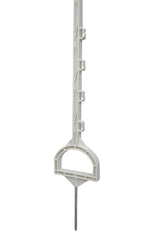 Mustang-Kunststoffpfahl weiß 155 cm, 20er Karton