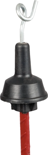 Ersatz-Isolator mit Metallöse für runde Pfähle d= 7 mm (25 Stück / Pack)