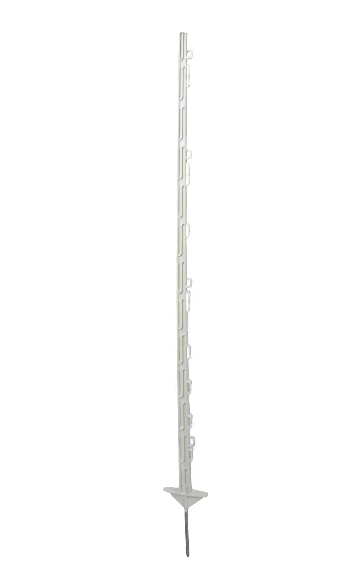 Kunststoffpfahl weiß 125 cm, 10er Bund