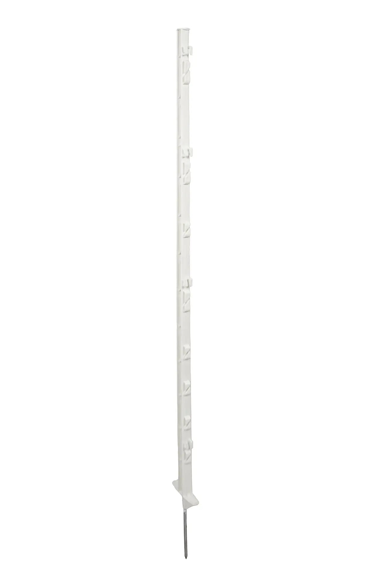 Kunststoffpfahl weiß 125 cm, 10er Bund