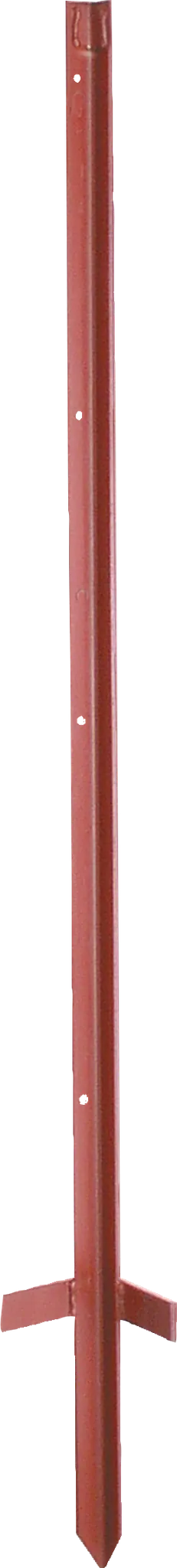 Winkelstahlpfahl, 2 mm stark, lackiert, 1,15 m, mit Trittfuß (10 Stück / Pack)