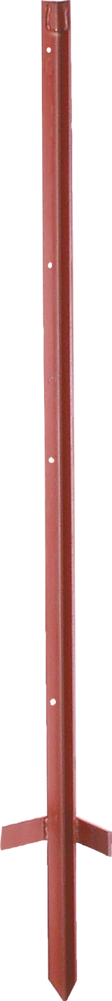 Winkelstahlpfahl, 2 mm stark, lackiert, 1,15 m, mit Trittfuß (10 Stück / Pack)