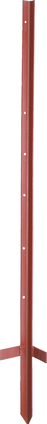 Winkelstahlpfahl, 3 mm, lackiert, 1,20 m mit Trittstufe (10 Stück/Pack),