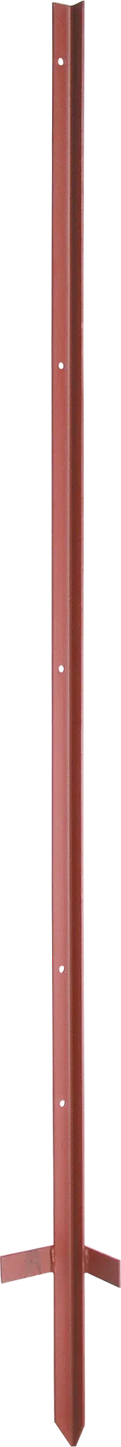 Winkelstahlpfahl, 3 mm, lackiert, 1,50 m mit Trittstufe (10 Stück/Pack),