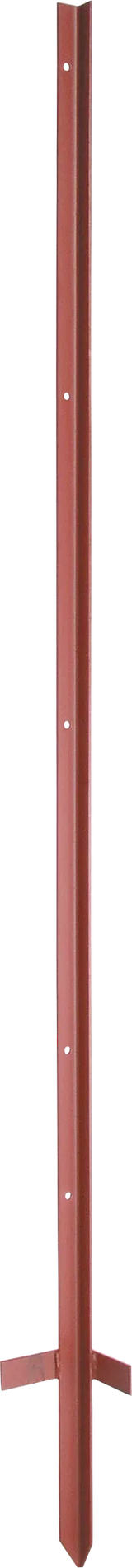 Winkelstahlpfahl, 3 mm, lackiert, 1,50 m mit Trittstufe (10 Stück/Pack),