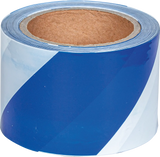 Signalband blau-weiß, beidseitig bedruckt, 100 m Rolle