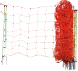 Elektrozaunnetz "plus/minus" 90 cm hoch, mit Doppelspitze, 50 m